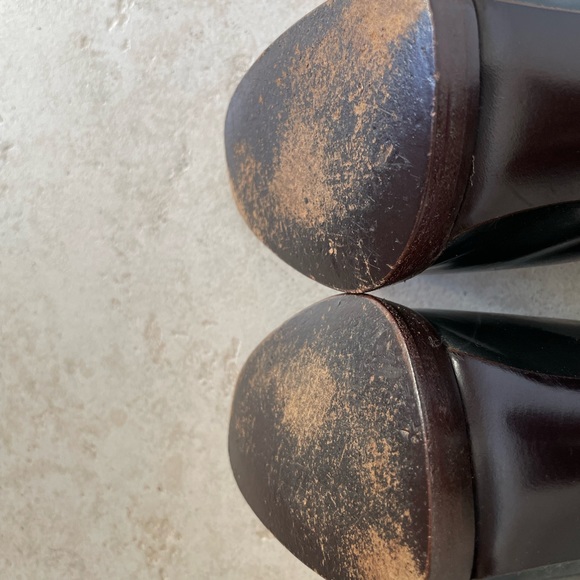 GUCCI heels 37 - fits like a 6 1/2 EXCELLENT condition! Slight wear on bottoms. - Picture 6 of 7